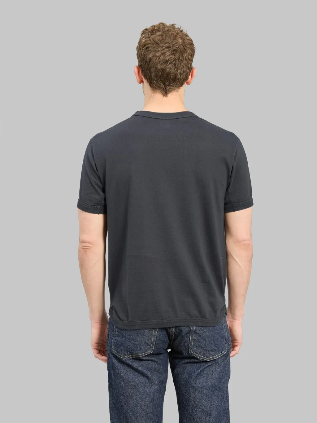 Fullcount 5222 Flat Seam Heavyweight T-Shirt Black