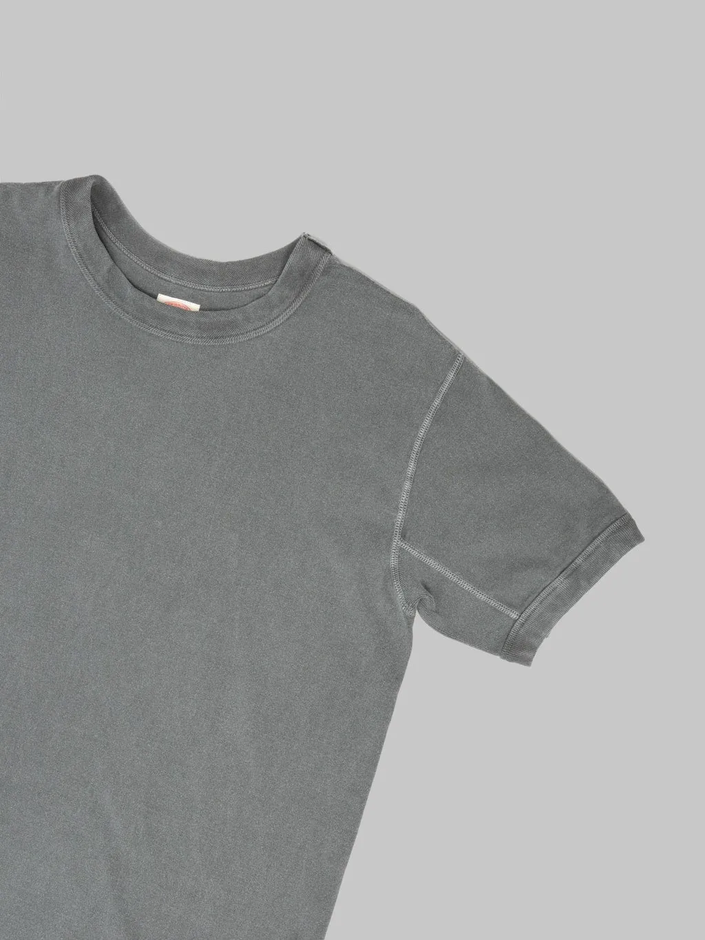 Fullcount 5222 Flat Seam Heavyweight T-Shirt Ink Black