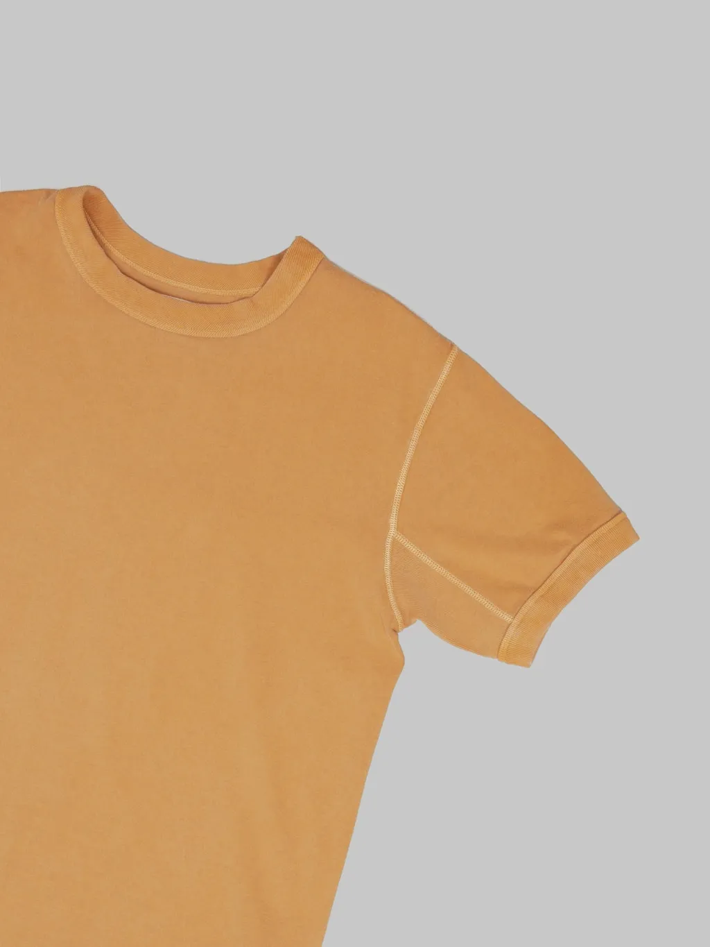 Fullcount 5222 Flat Seam Heavyweight T-Shirt Saffron