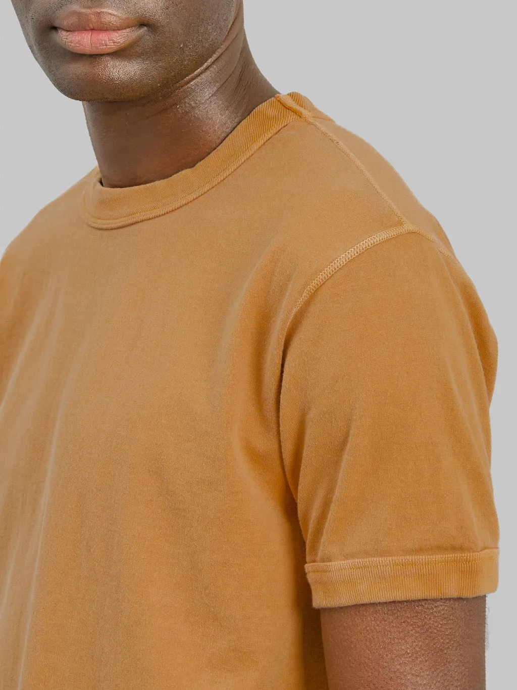 Fullcount 5222 Flat Seam Heavyweight T-Shirt Saffron