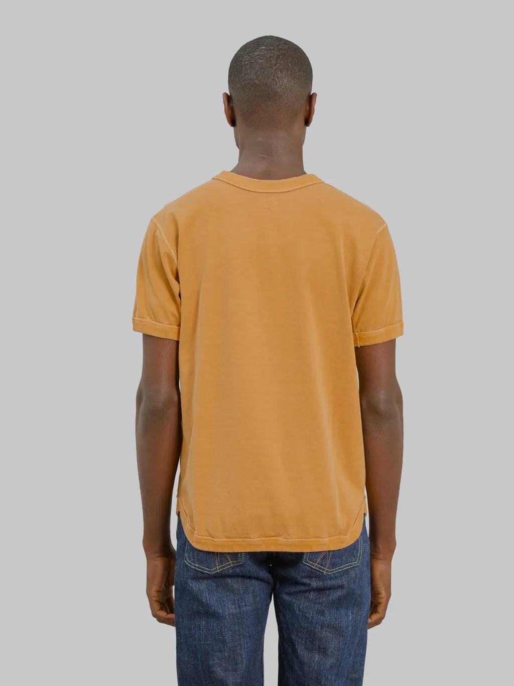 Fullcount 5222 Flat Seam Heavyweight T-Shirt Saffron
