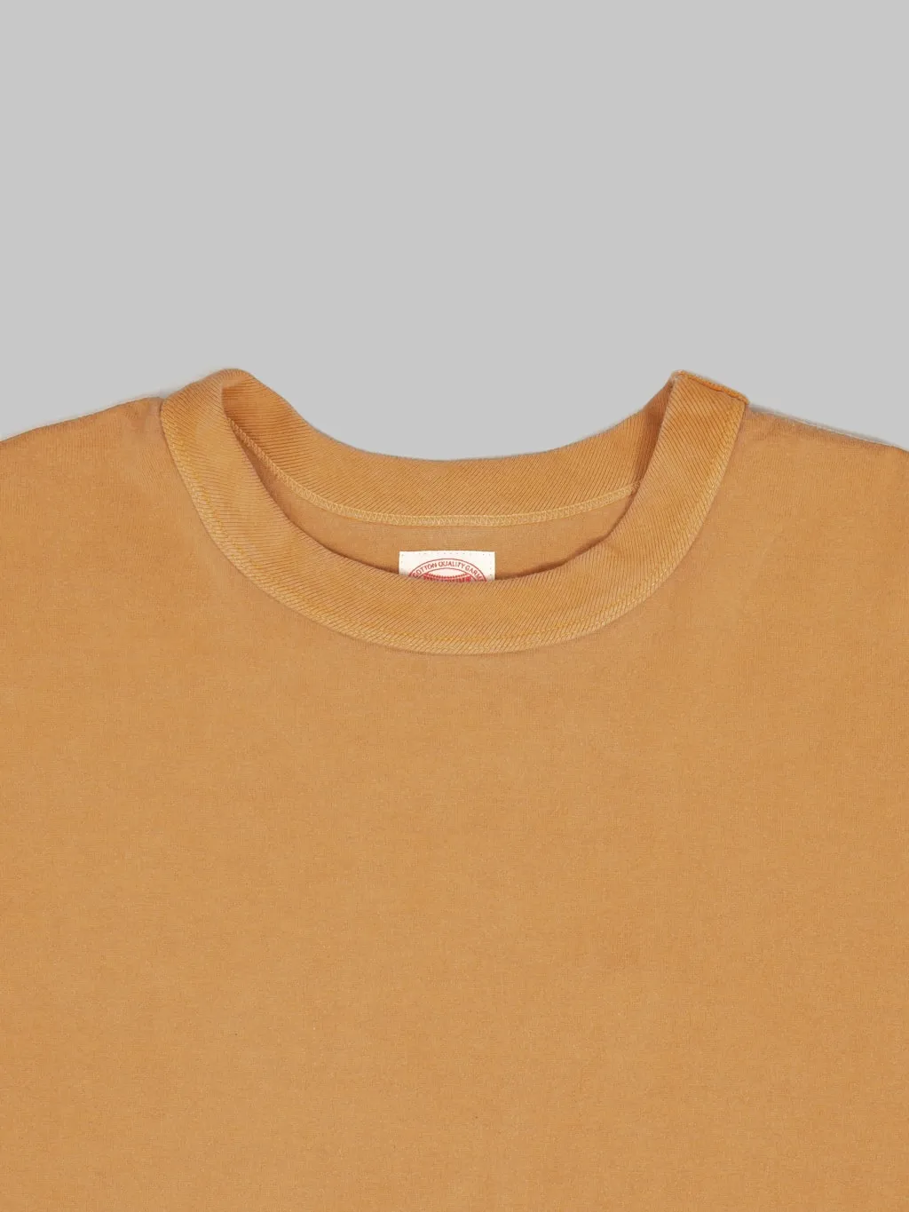 Fullcount 5222 Flat Seam Heavyweight T-Shirt Saffron