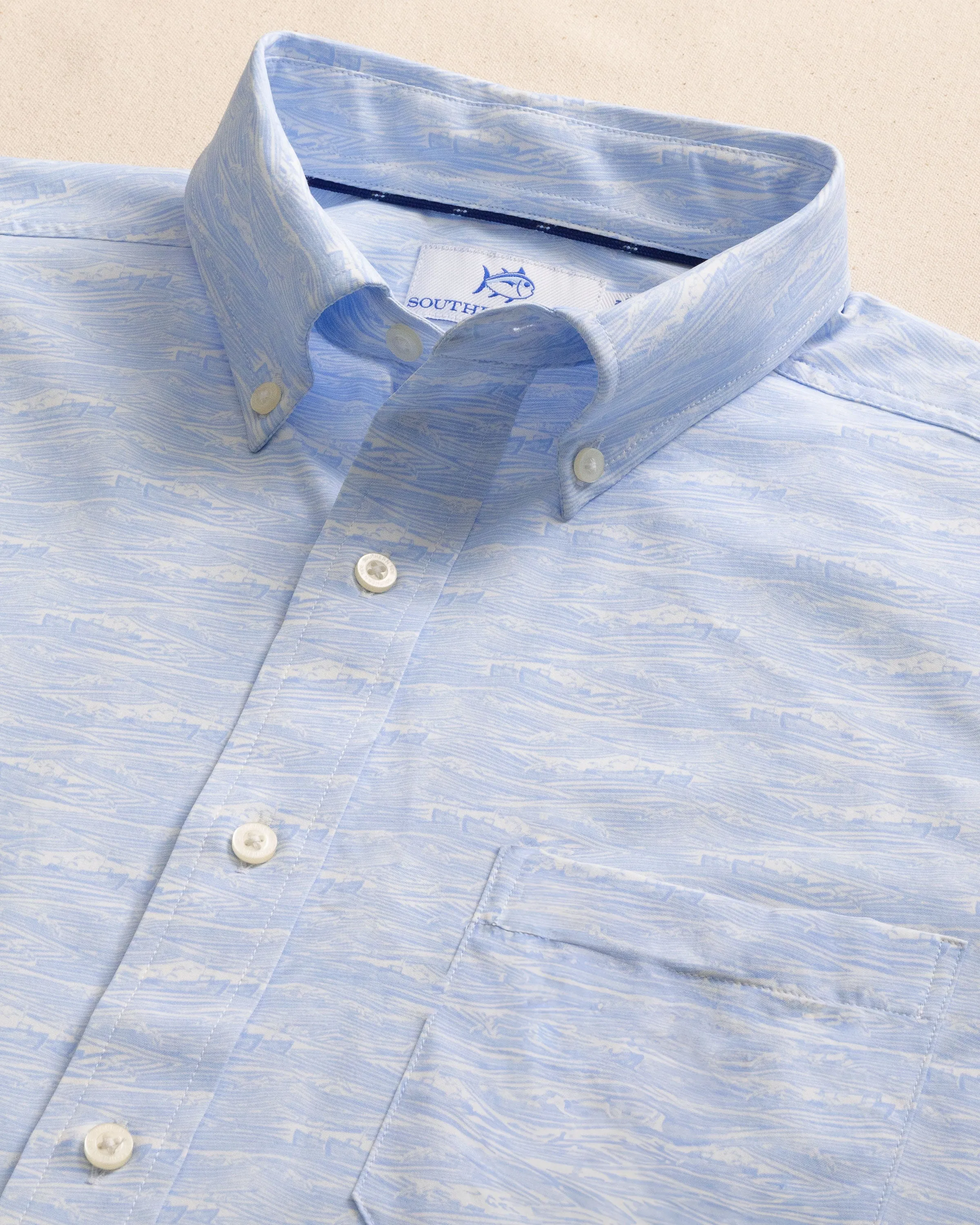 Get In Shipshape Intercoastal Short Sleeve Sport Shirt