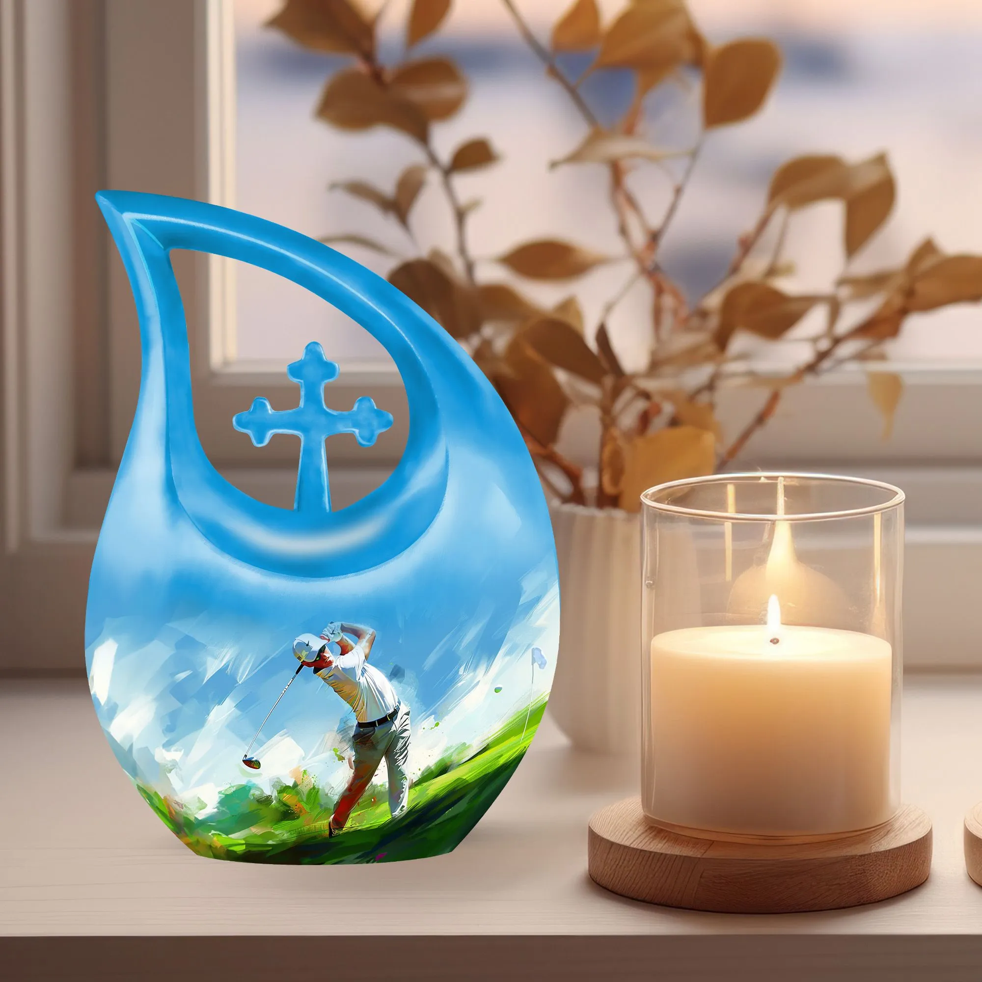 Golf Tribute: Distinctive Mom's Everlasting Memory Golf Urn