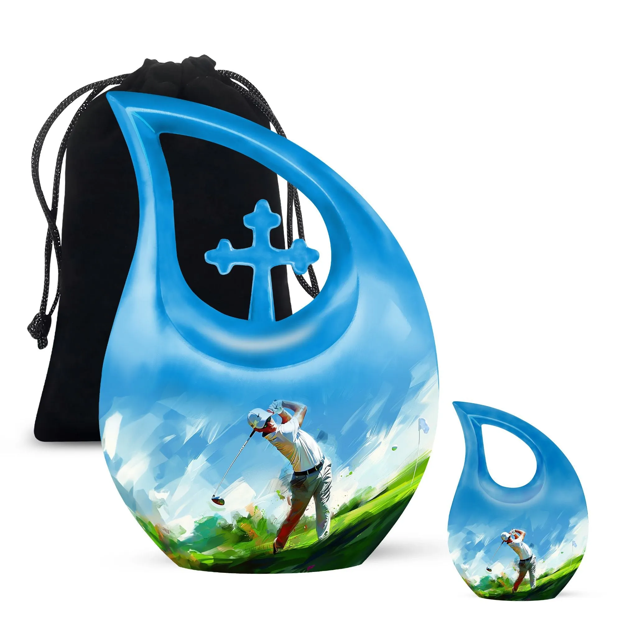 Golf Tribute: Distinctive Mom's Everlasting Memory Golf Urn