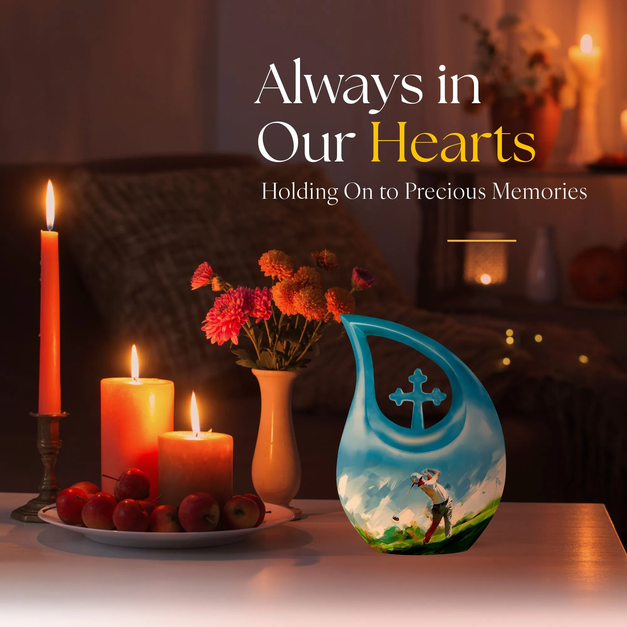 Golf Tribute: Distinctive Mom's Everlasting Memory Golf Urn
