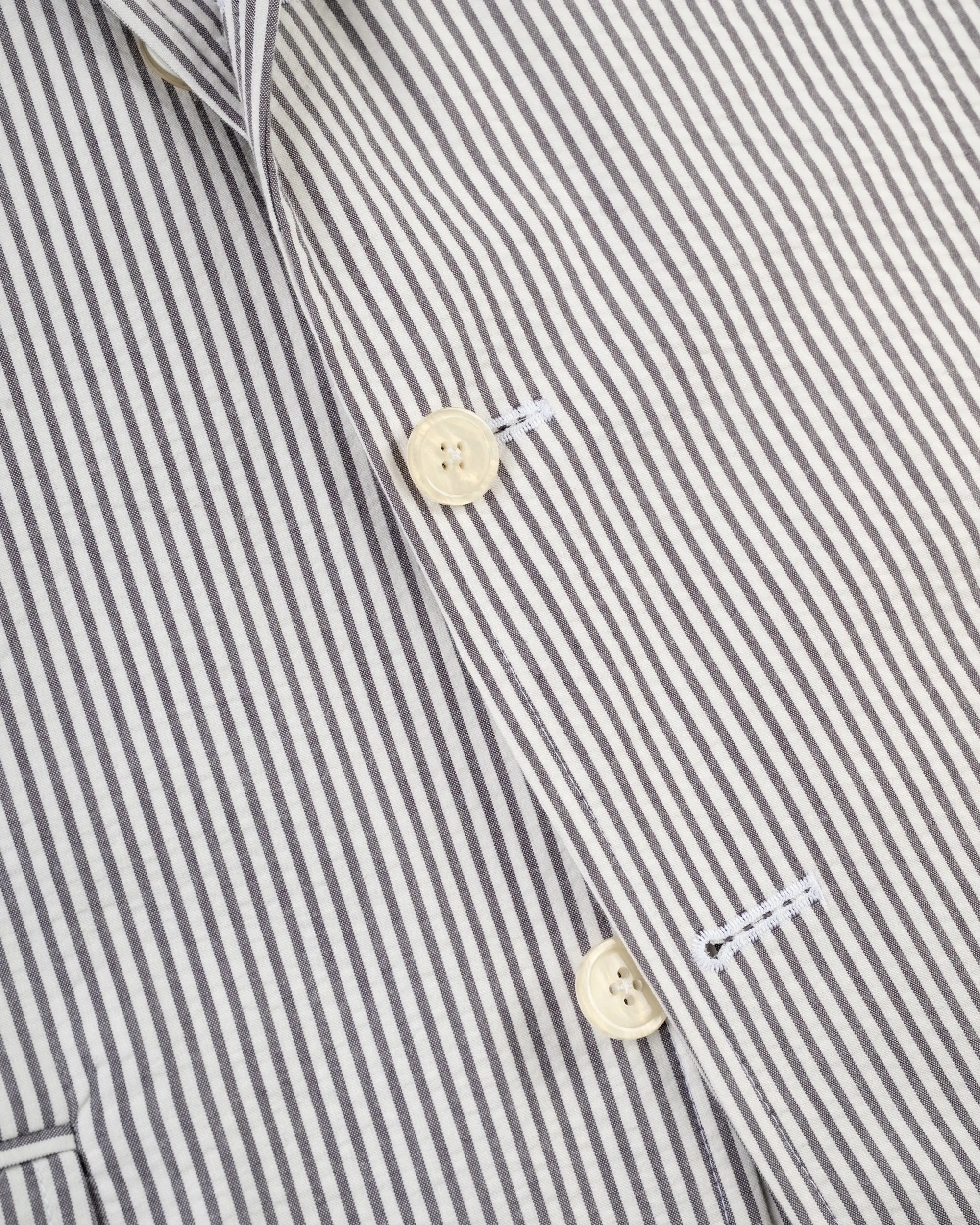 GREY WHITE COTTON SEERSUCKER SPORT COAT -  MTO