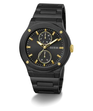 GUESS Mens Black Multi-function Watch