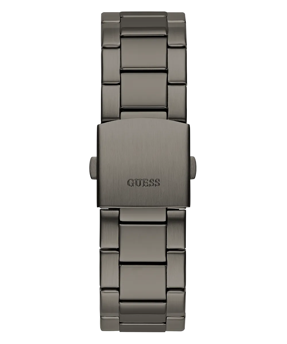 GUESS Mens Gunmetal Multi-function Watch