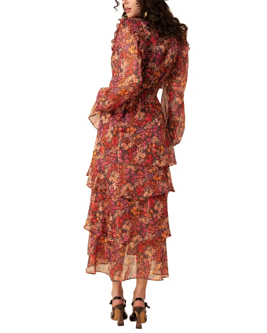 Hale Bob Lurex Jacquard Gown