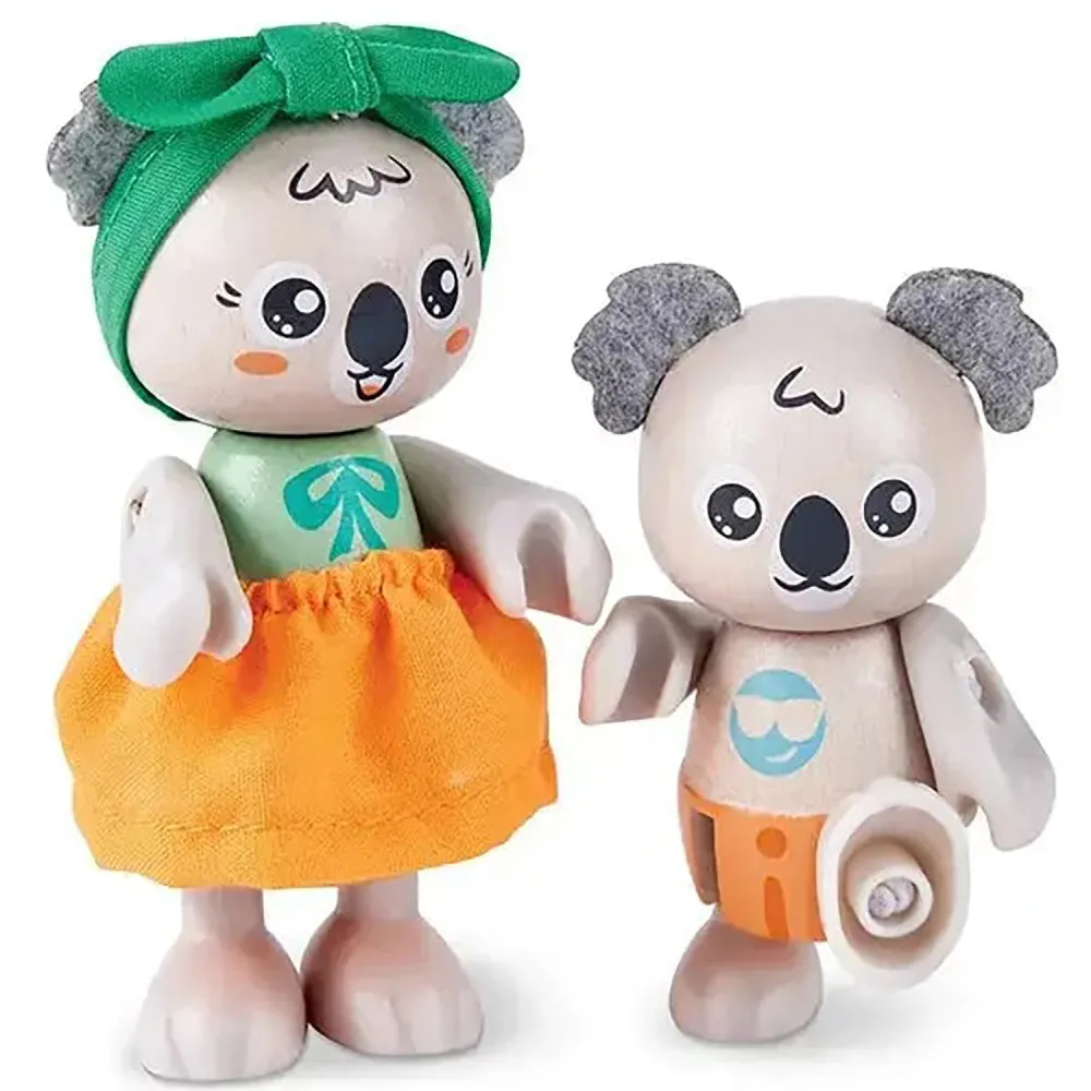 Hape Koala Family Adventure - 4 Playful Wooden Koalas