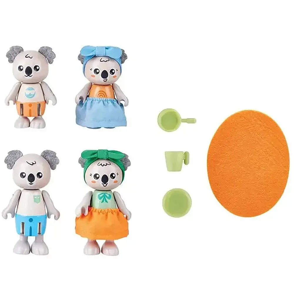 Hape Koala Family Adventure - 4 Playful Wooden Koalas