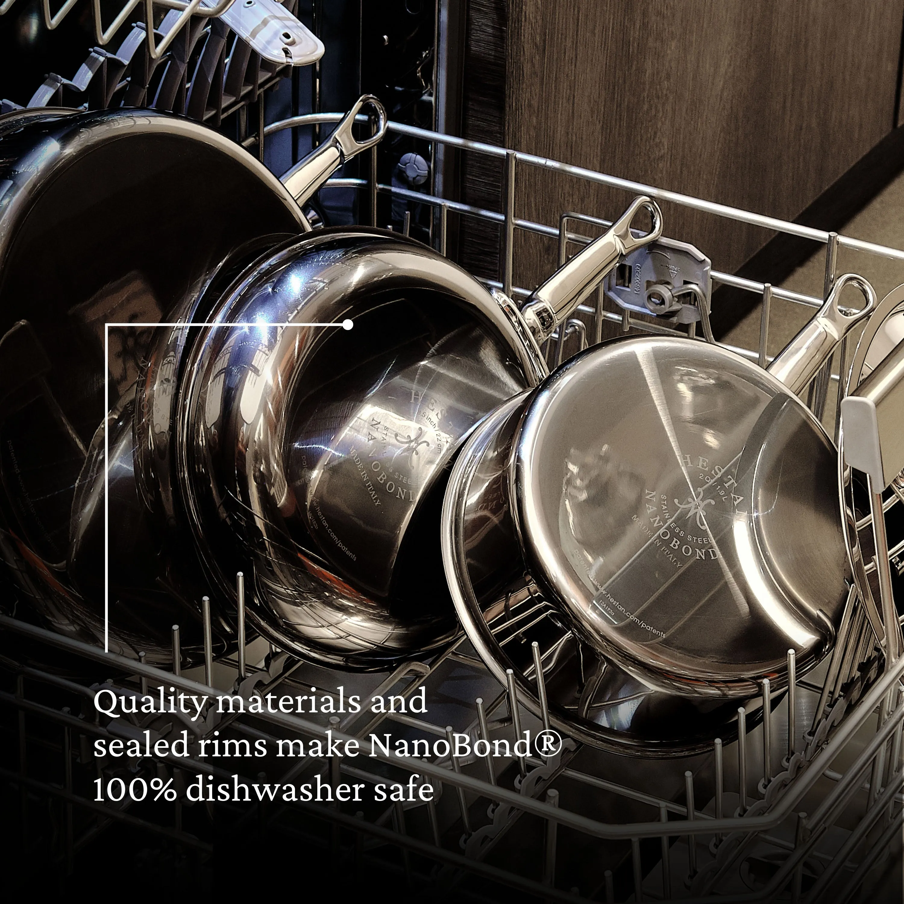 Hestan Nanobond Covered Saucier- 2.0qt (20cm)