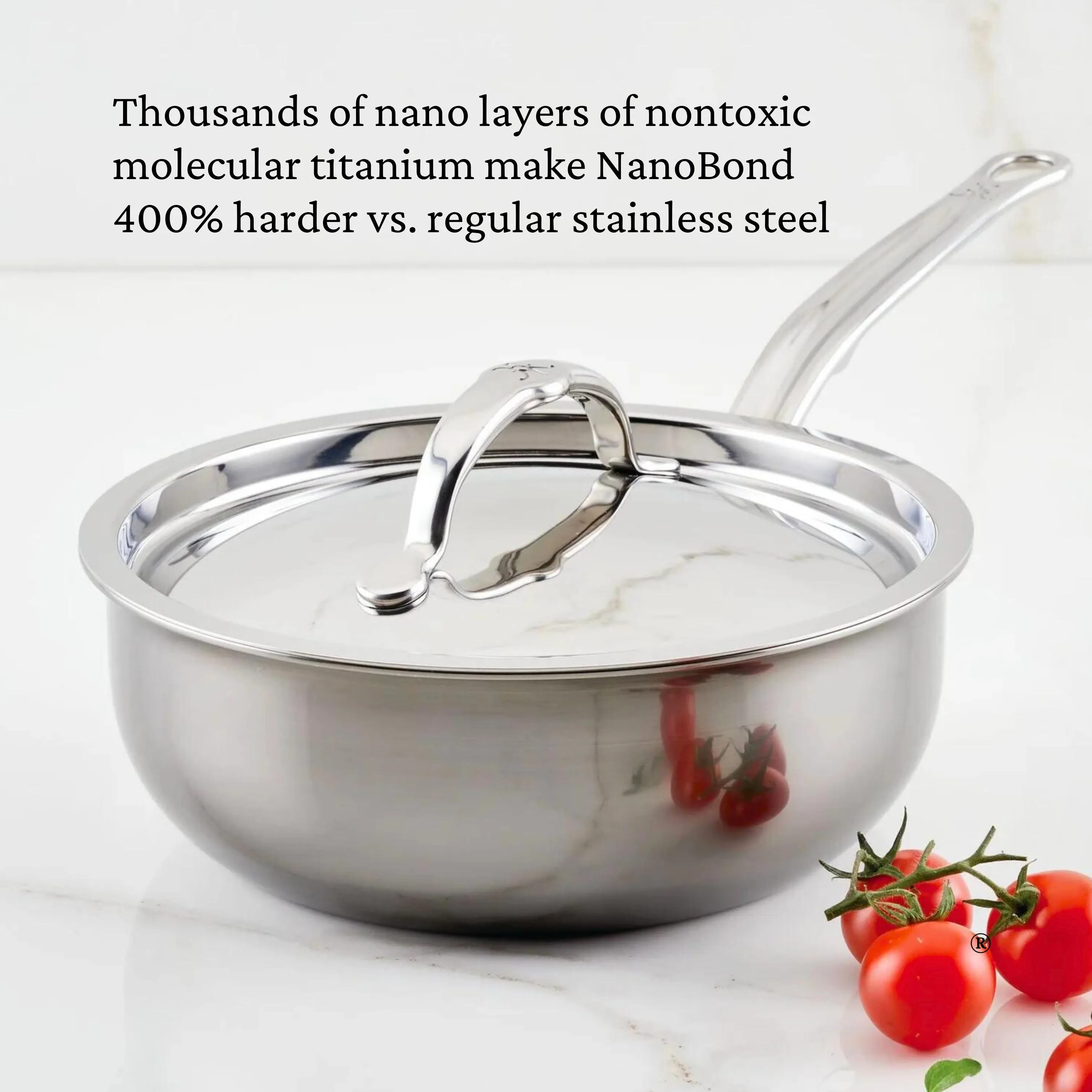 Hestan Nanobond Covered Saucier- 2.0qt (20cm)
