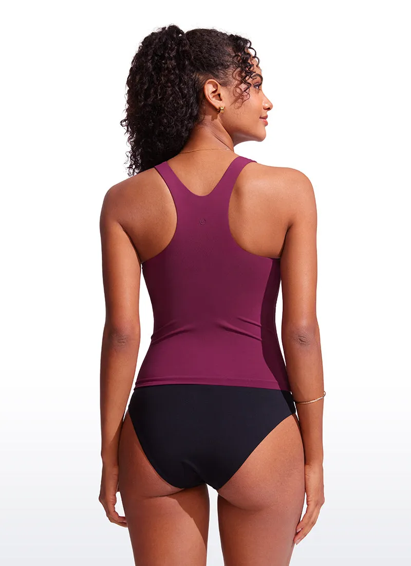 High Neck Racerback Tankini Tops