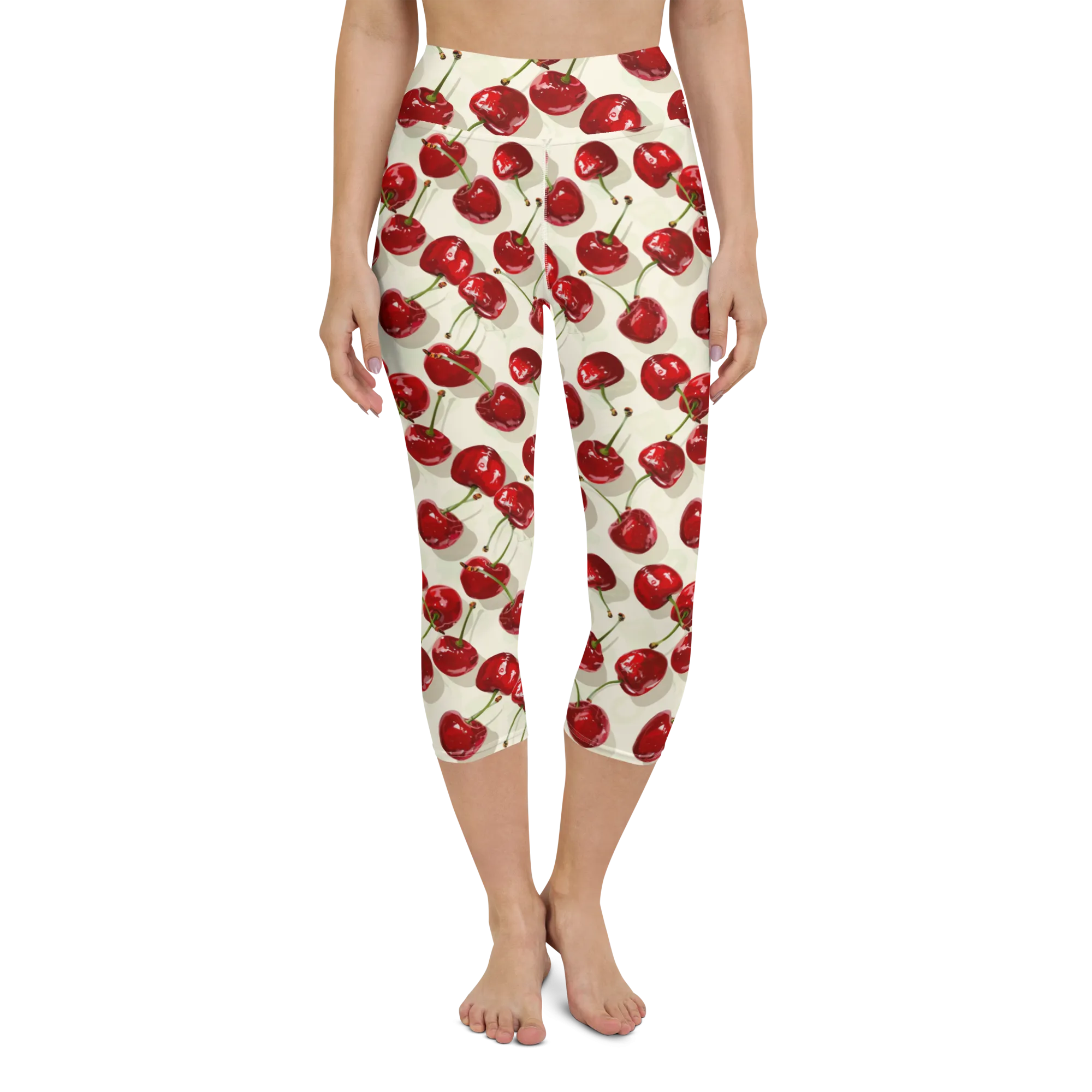 Juicy Cherry Yoga Capris