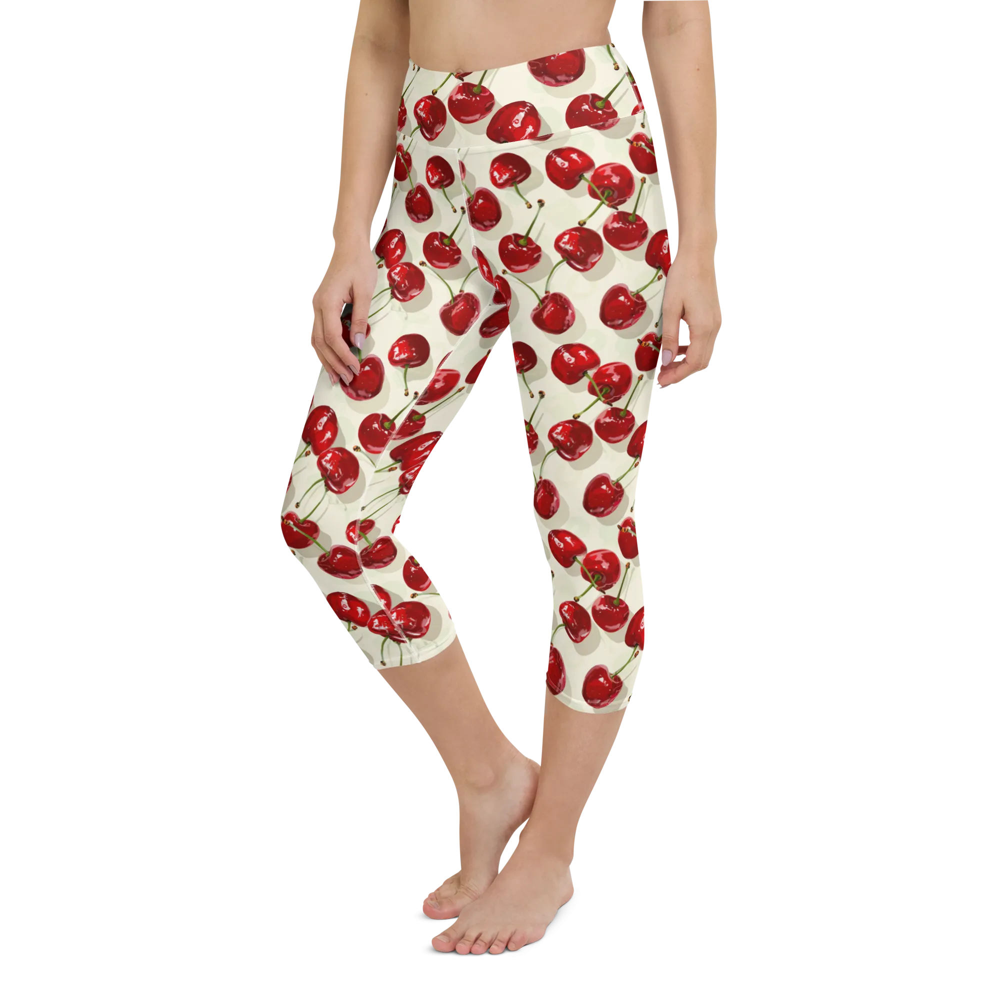 Juicy Cherry Yoga Capris