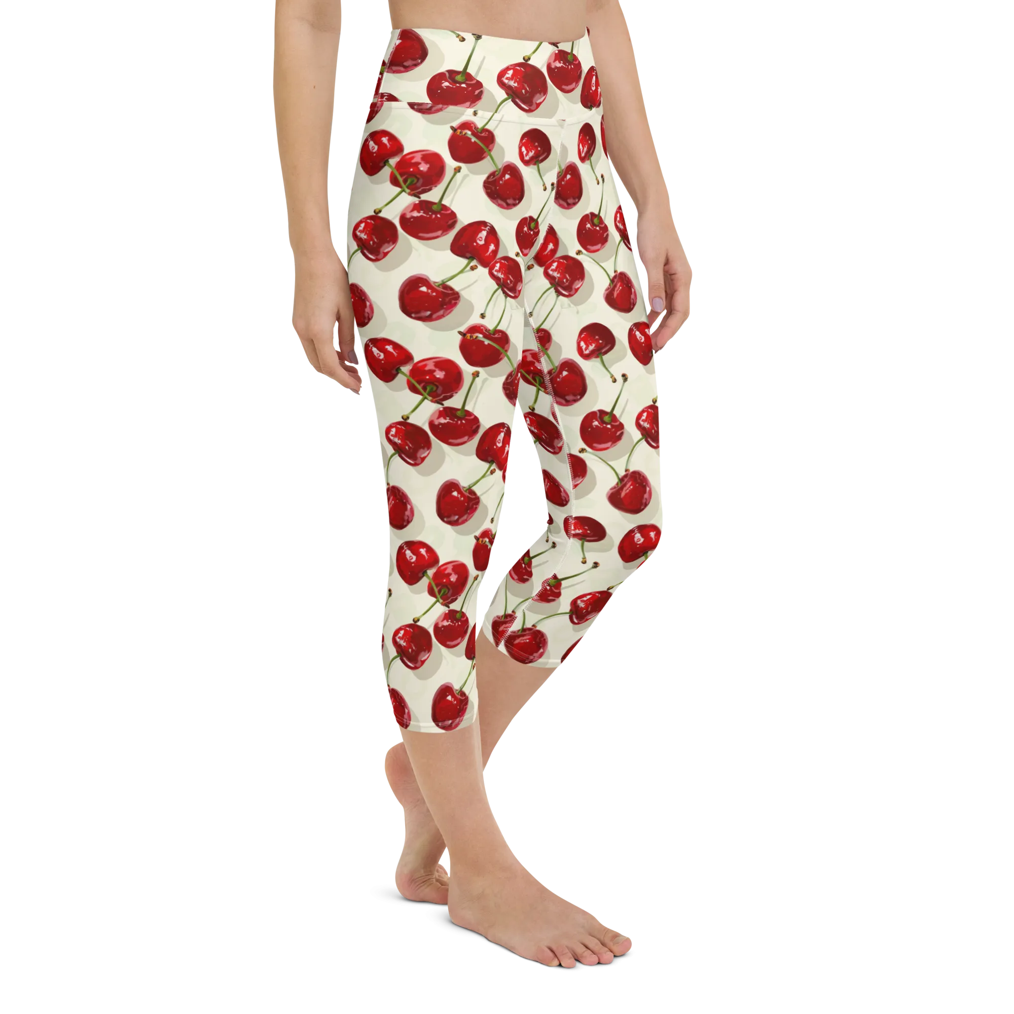 Juicy Cherry Yoga Capris