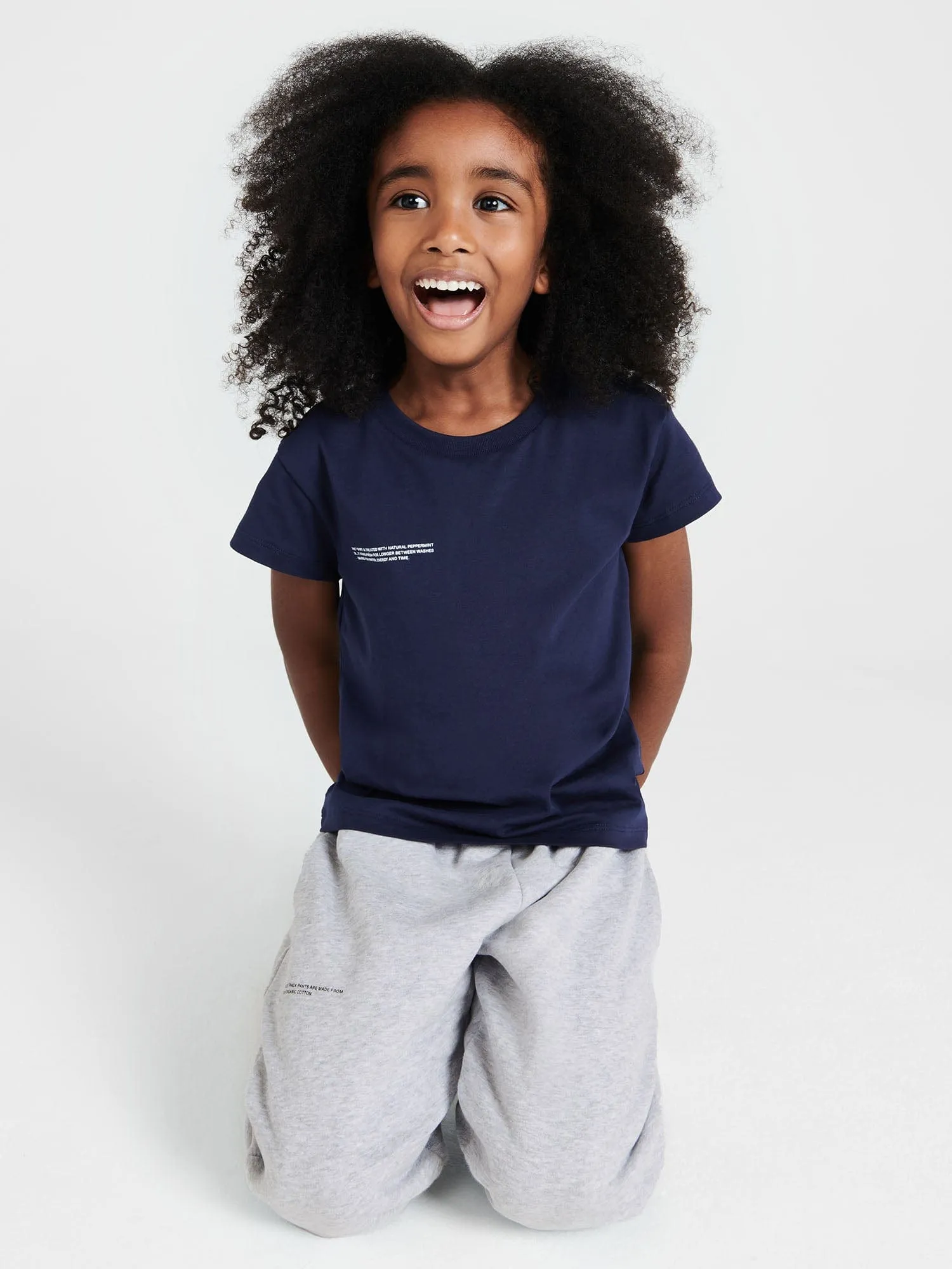Kids' 365 Midweight T-shirt—navy blue