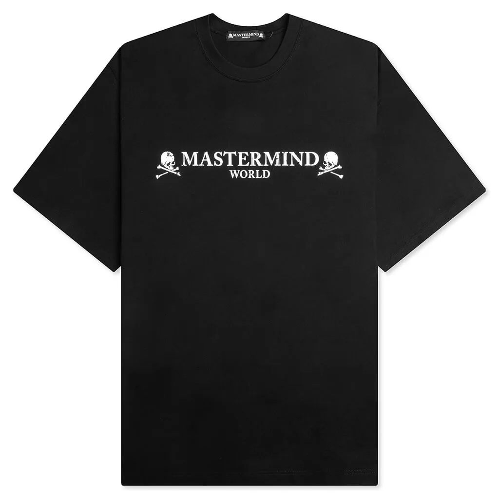 Logo Knit T-Shirt - Black