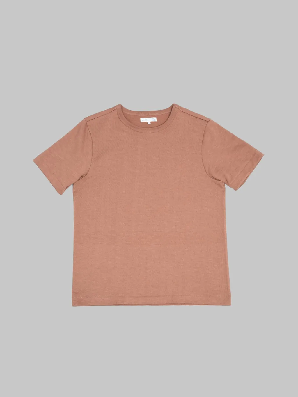 Merz b. Schwanen 2S14 Super Heavyweight 13.4oz Crewneck Loopwheeled Relaxed Fit T-Shirt Nut