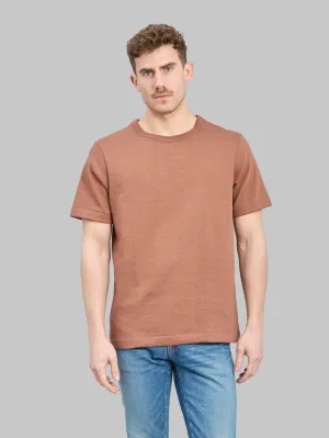Merz b. Schwanen 2S14 Super Heavyweight 13.4oz Crewneck Loopwheeled Relaxed Fit T-Shirt Nut