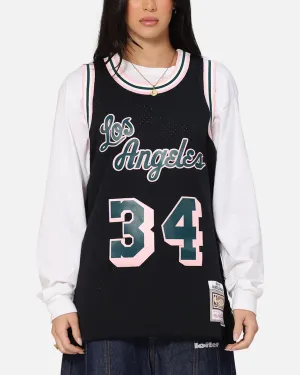 Mitchell & Ness Los Angeles Lakers Shaquille O'Neal 'Deep Emerald' Swing Jersey Black