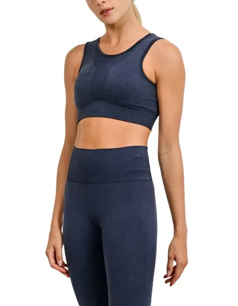 Mono B Seamless Triangle Perforated Sports Bra AT2649