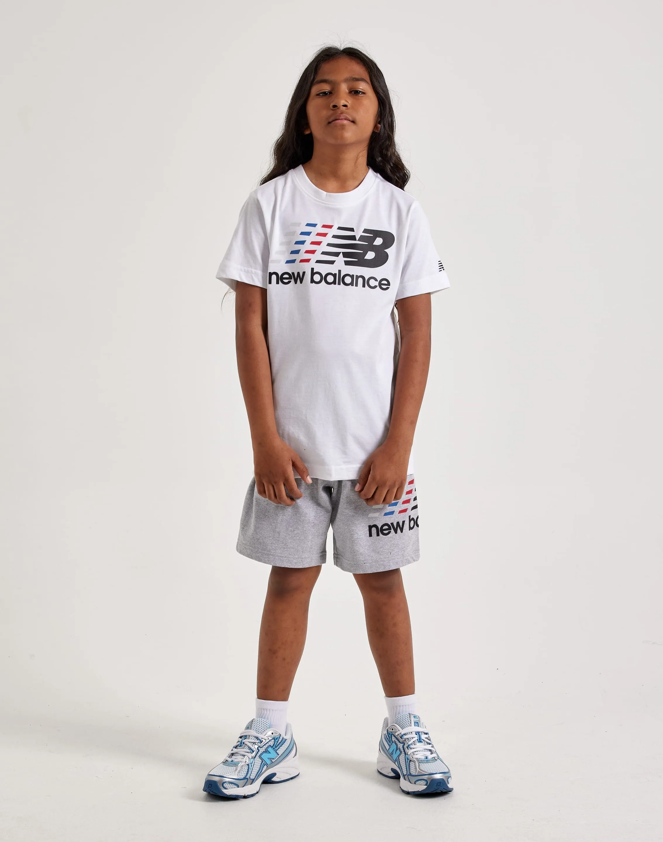 New Balance Linear Logo Tee Grade-School