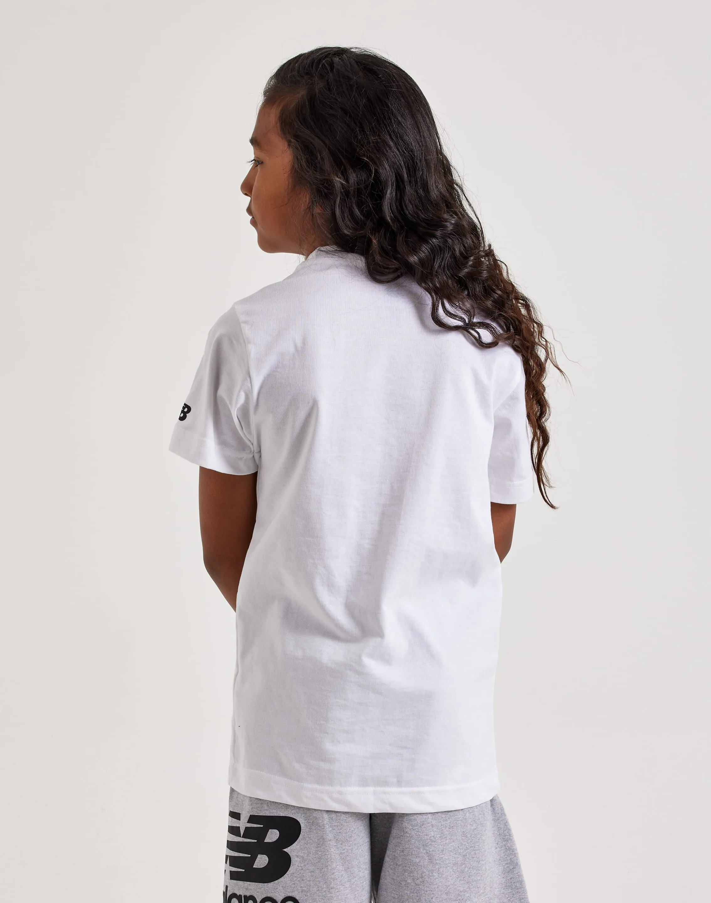 New Balance Linear Logo Tee Grade-School