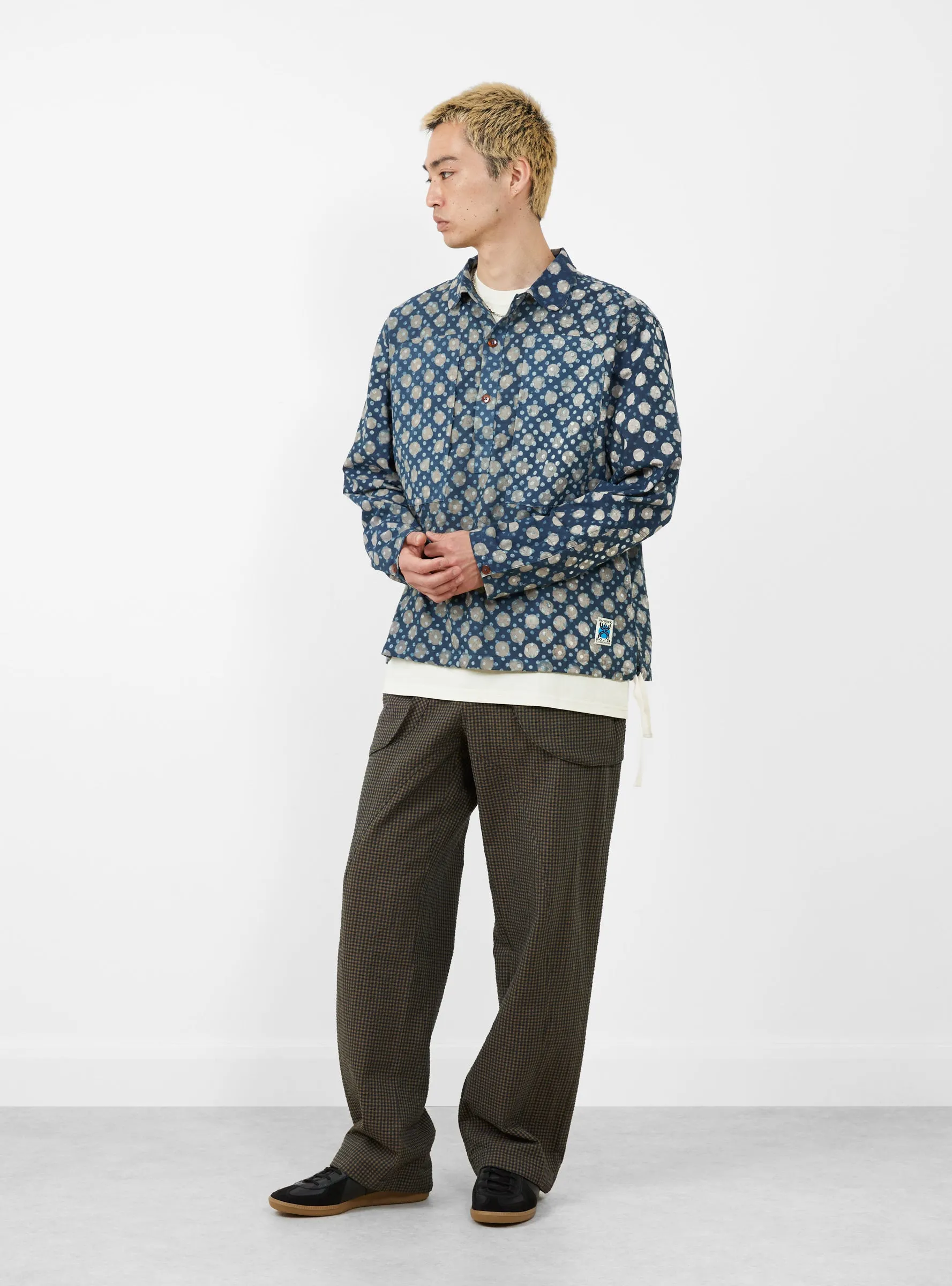 Obra Shirt Indigo Circles Mix