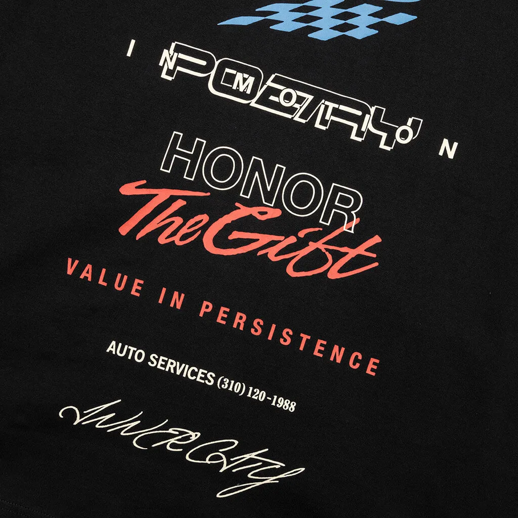 Persistence Race Tee - Black