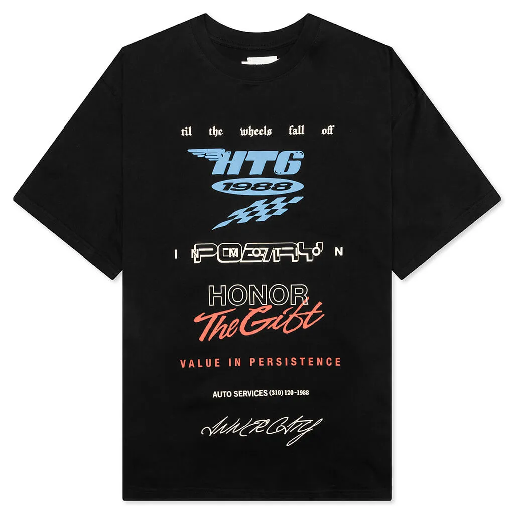Persistence Race Tee - Black