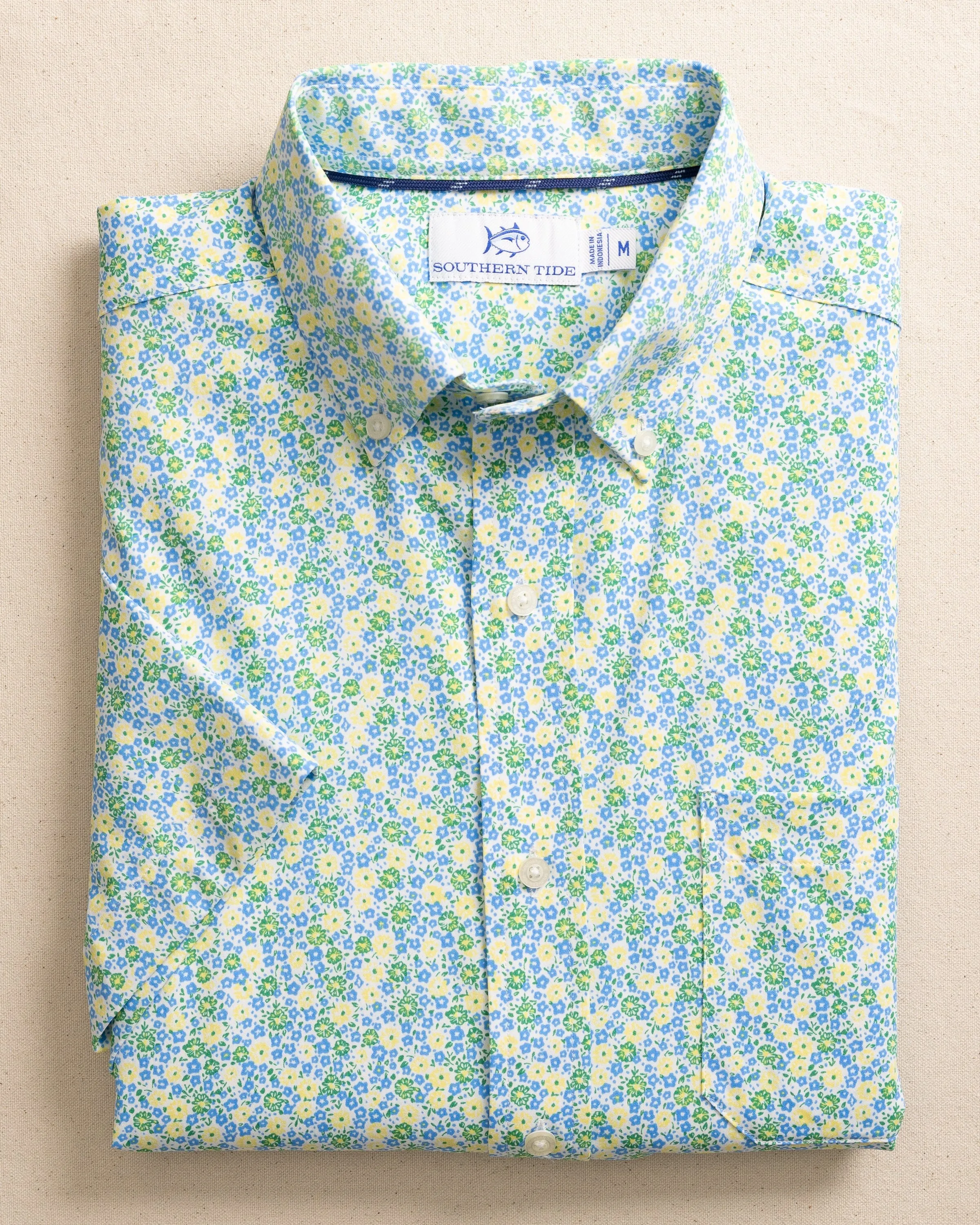 Petal Party Intercoastal Short Sleeve Sport Shirt