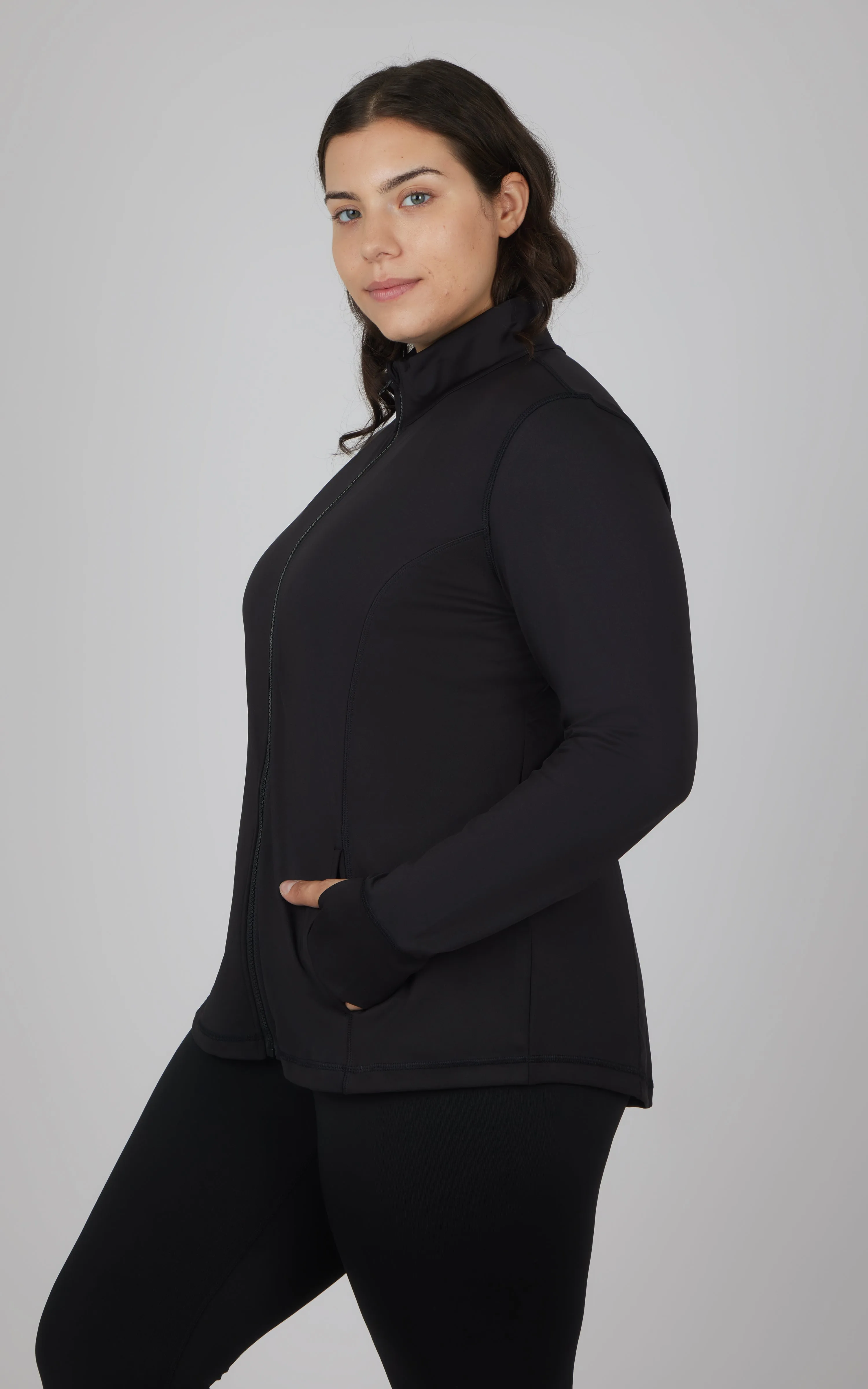 Plus Full Zip Jacket