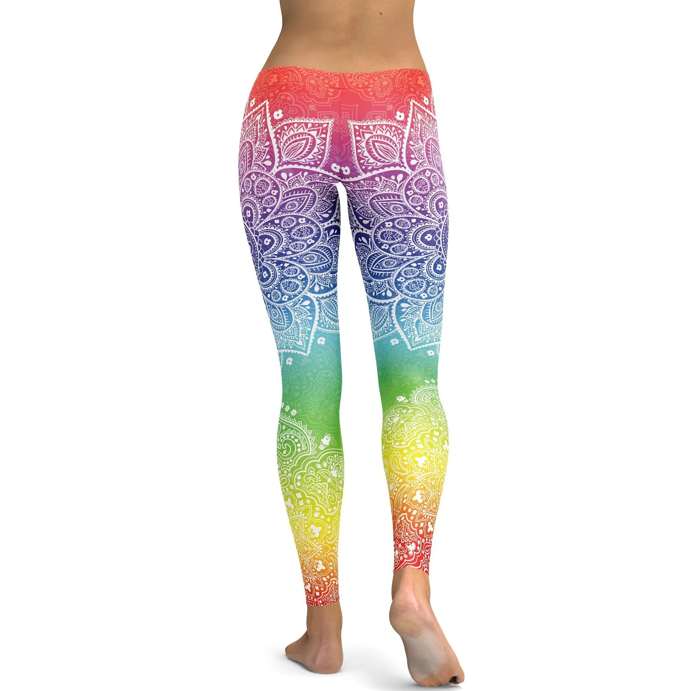 Rainbow Mandala Leggings