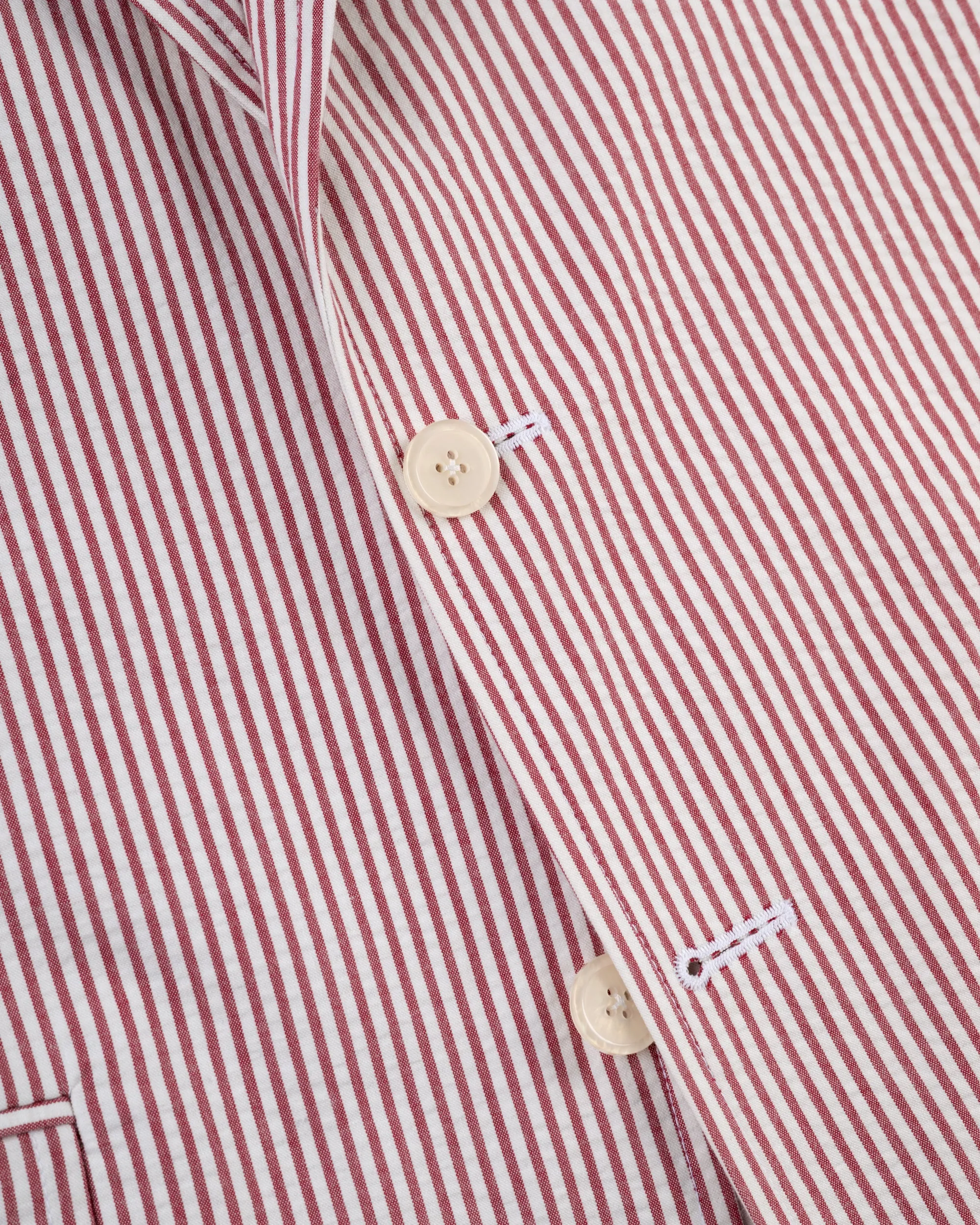 RED/WHITE COTTON SEERSUCKER SPORT COAT