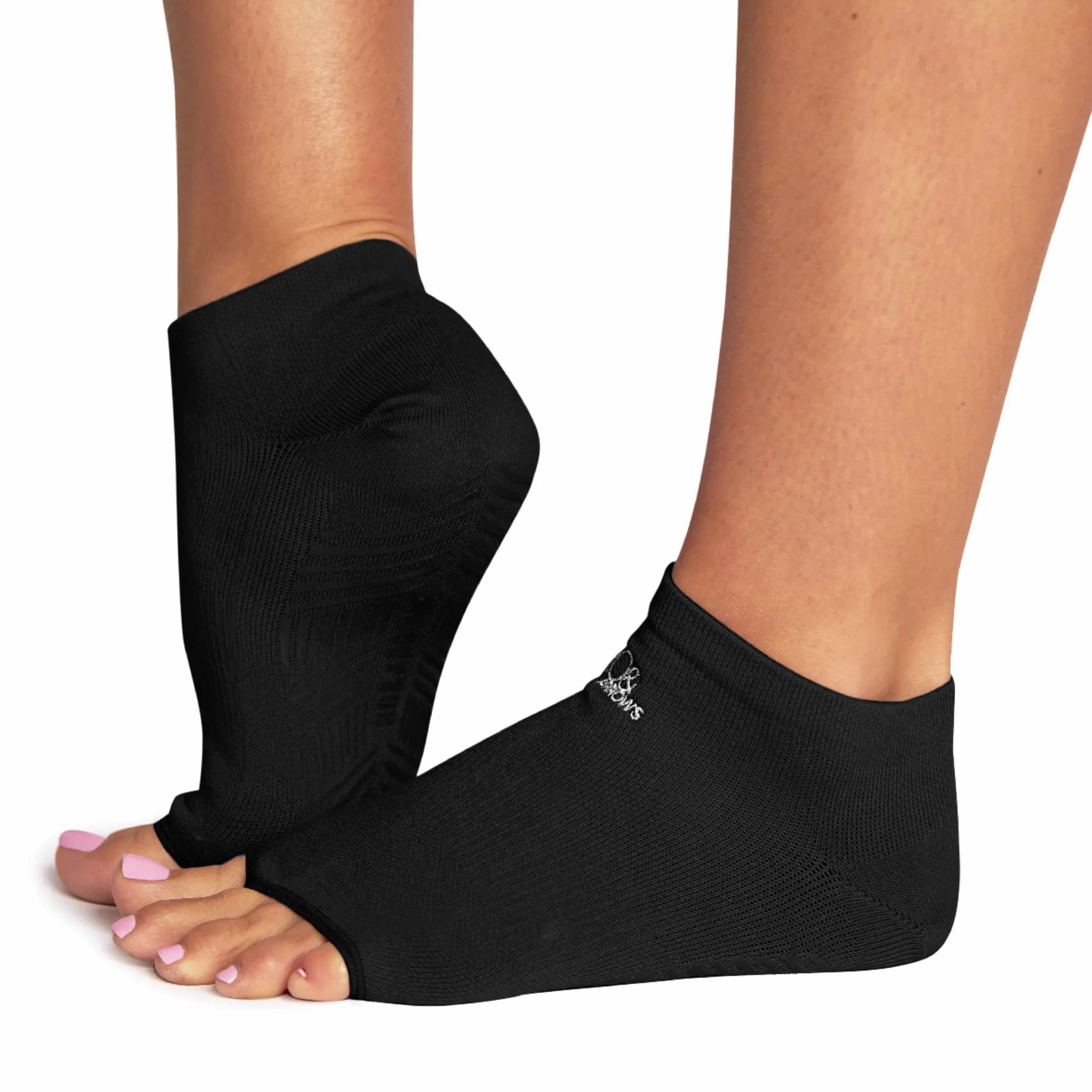 Rhiannon Low Show Solid Grip Socks (Barre / Pilates)