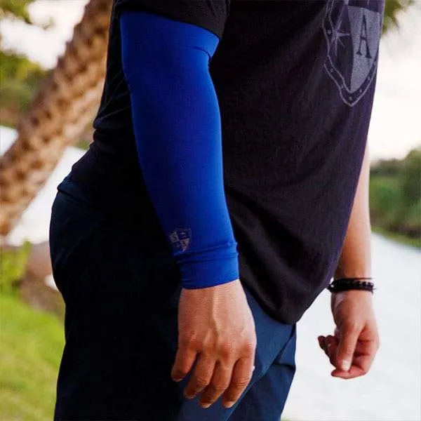 SA Single Arm Shield® | Navy | Small Grey Shield
