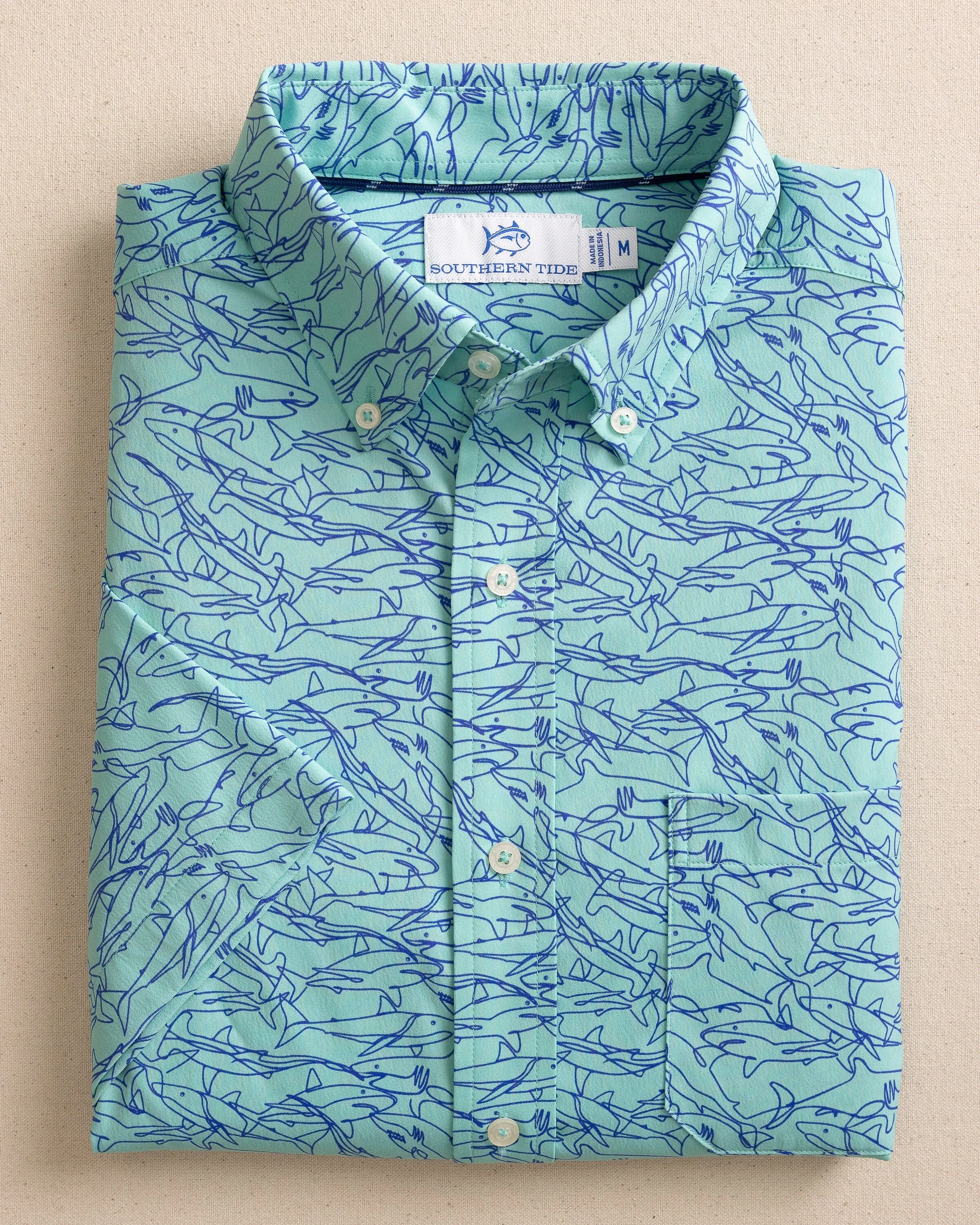 Shark Bait brrr°® Intercoastal Short Sleeve Sport Shirt