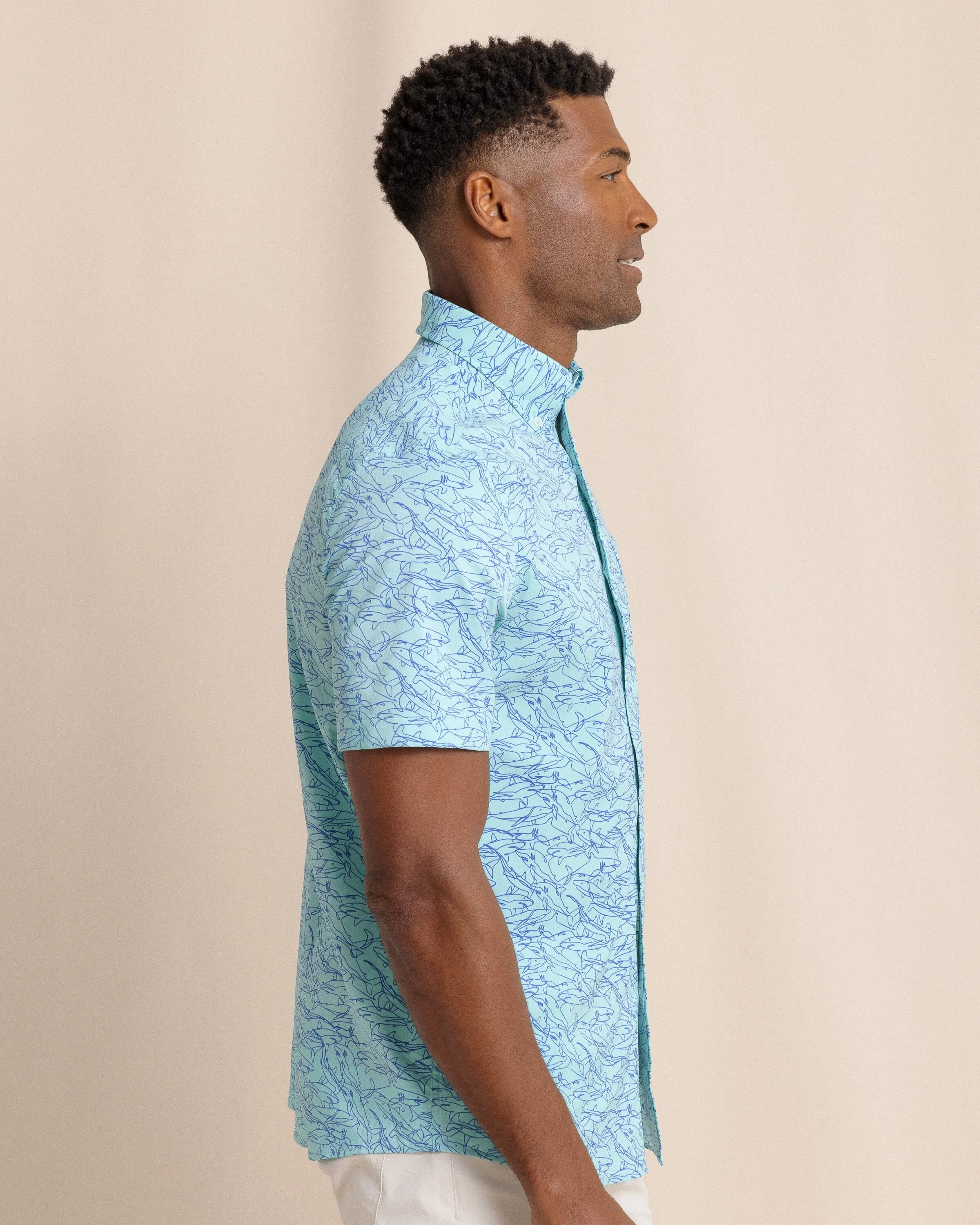 Shark Bait brrr°® Intercoastal Short Sleeve Sport Shirt