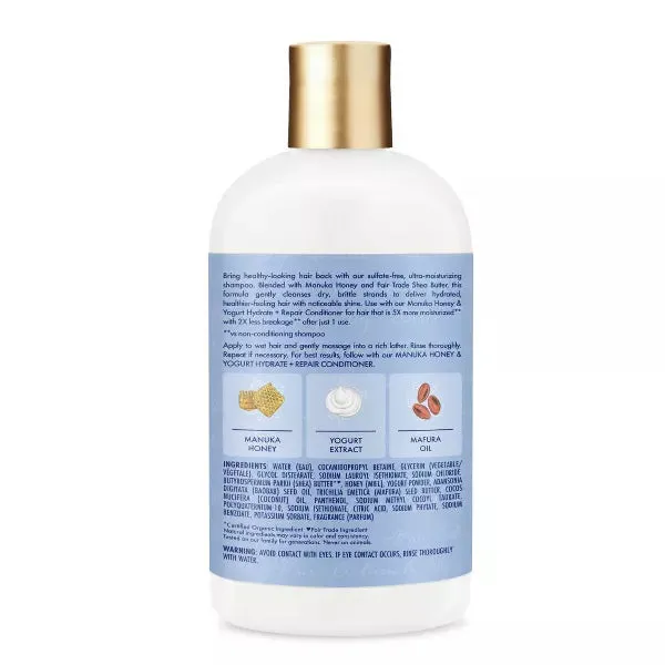 Shea Moisture Hydrate and Repair Daily Shampoo for All Hair Types 13 oz