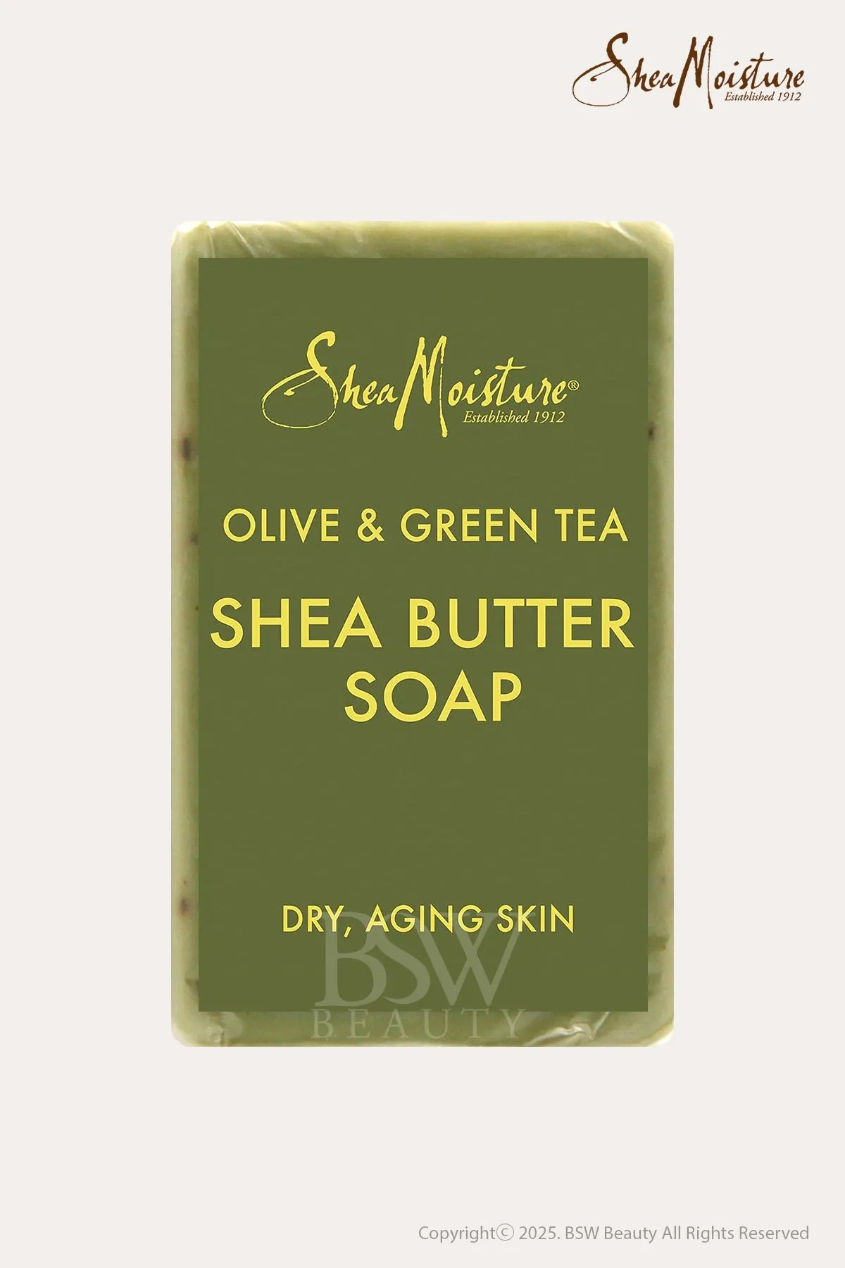 SHEA MOISTURE OLIVE & GREEN TEA SHEA BUTTER SOAP 3.5 oz