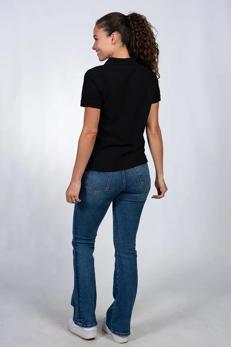 Short sleeve polos for women