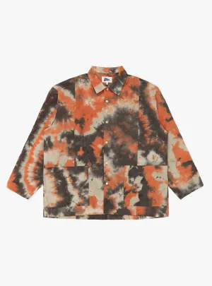 Stereo Tie Dye Shirt Brown & Orange