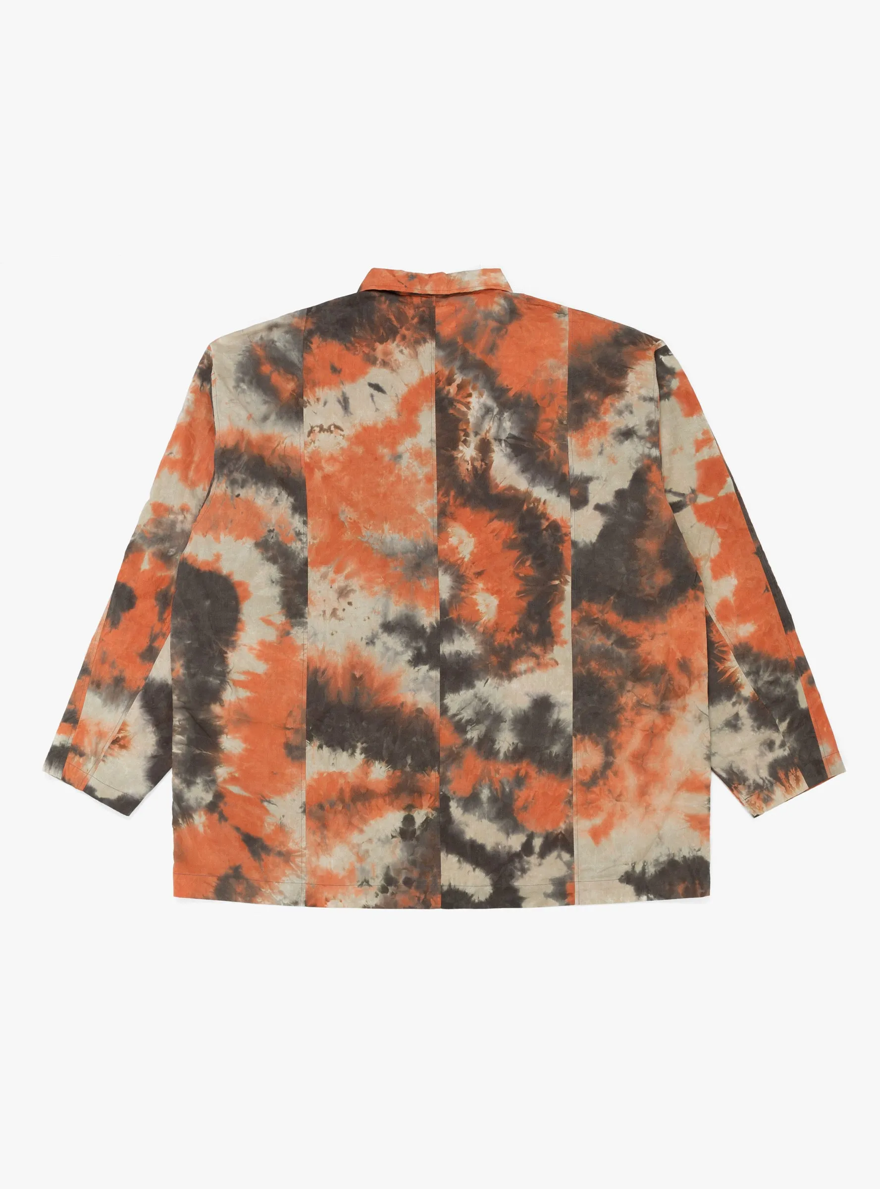 Stereo Tie Dye Shirt Brown & Orange