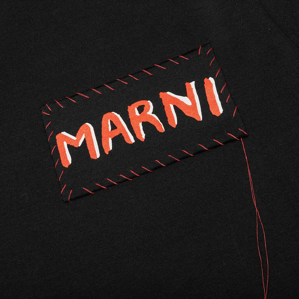 Stitch Logo T-Shirt - Black