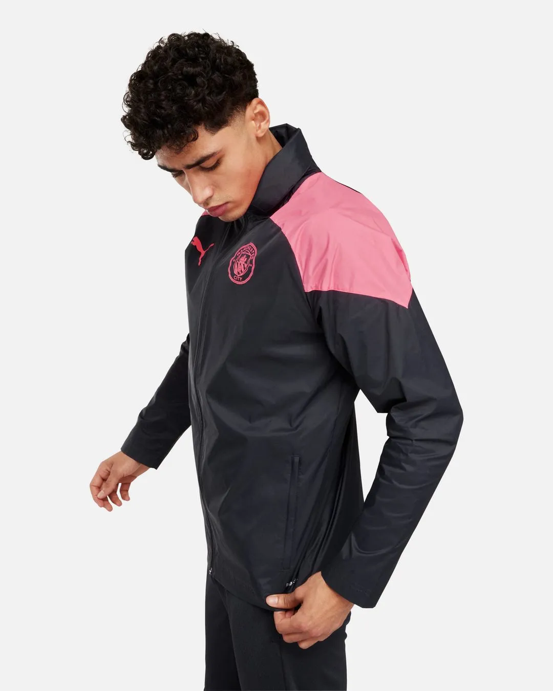 Veste Coupe-Vent Manchester City  - Noir