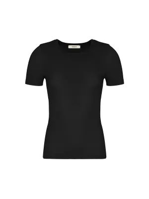 Women's 365 Lightweight Rib T-Shirt—black