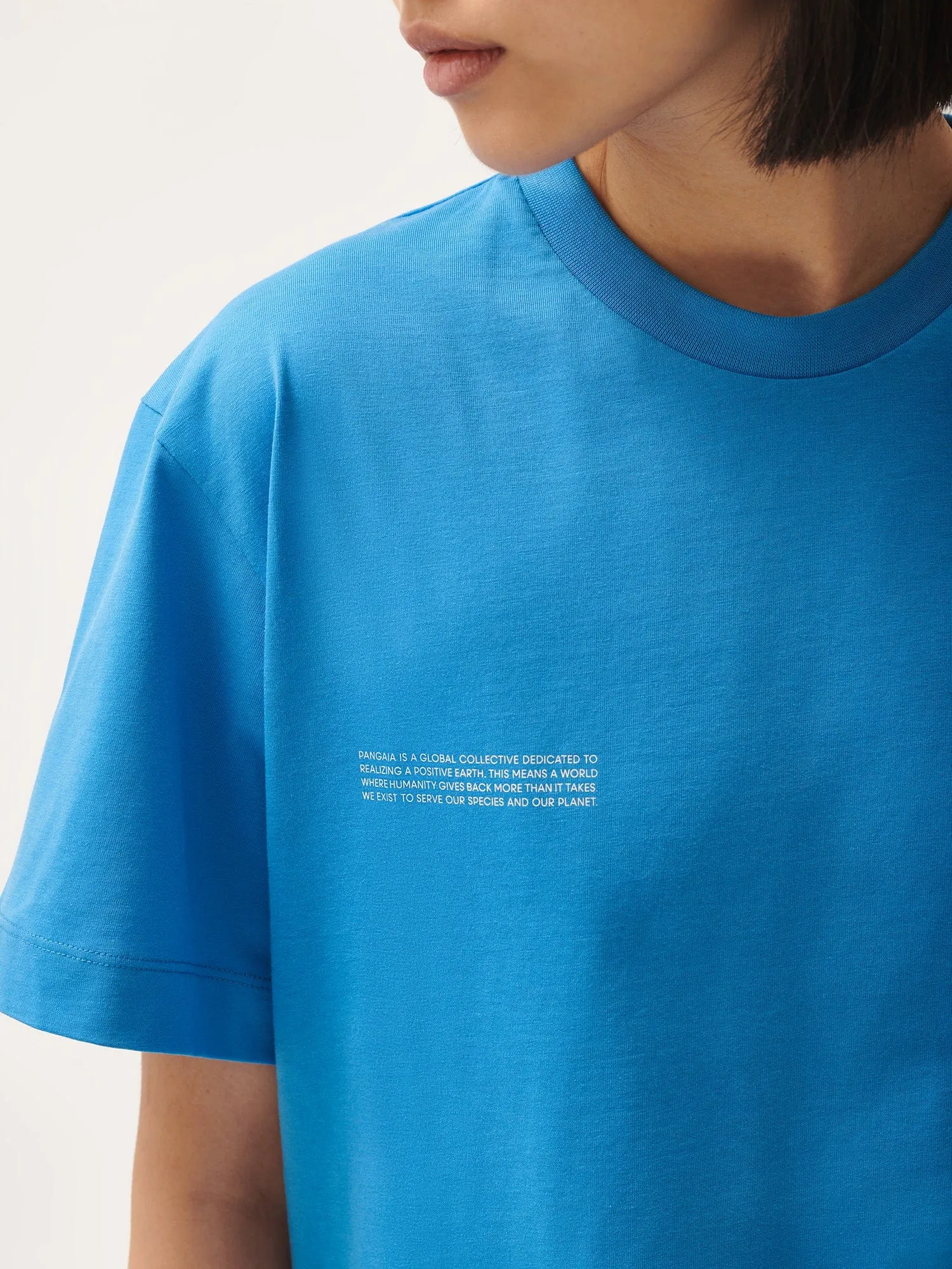 Womens 365 Midweight T-shirt—geyser blue